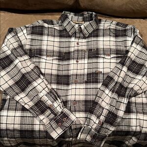 Ariat Men's Black and White Checkered Shirt